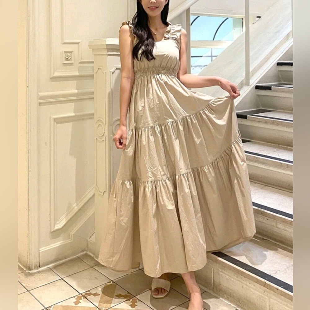Layered hem dress